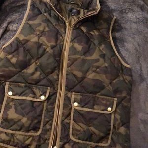 J. Crew Camo Vest